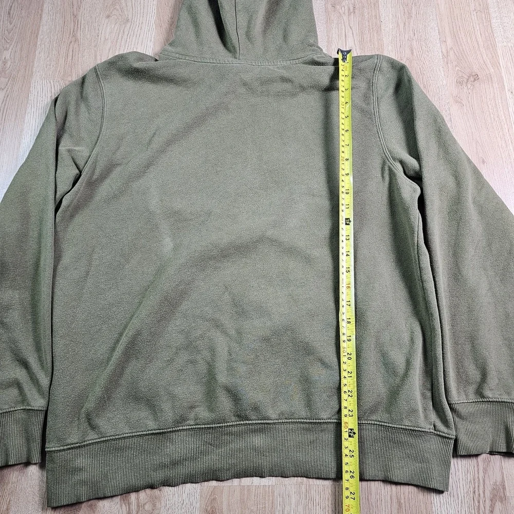 The North‎ Face Hoodie Mens Large Green Camo Sweatshirt Gorpcore Outdoor Hike